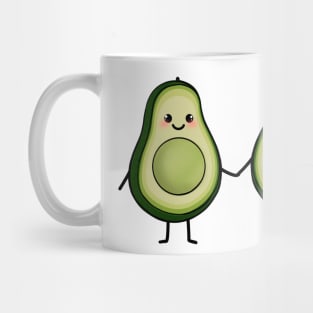 Cute avocado couple Pregnant avocado Mug